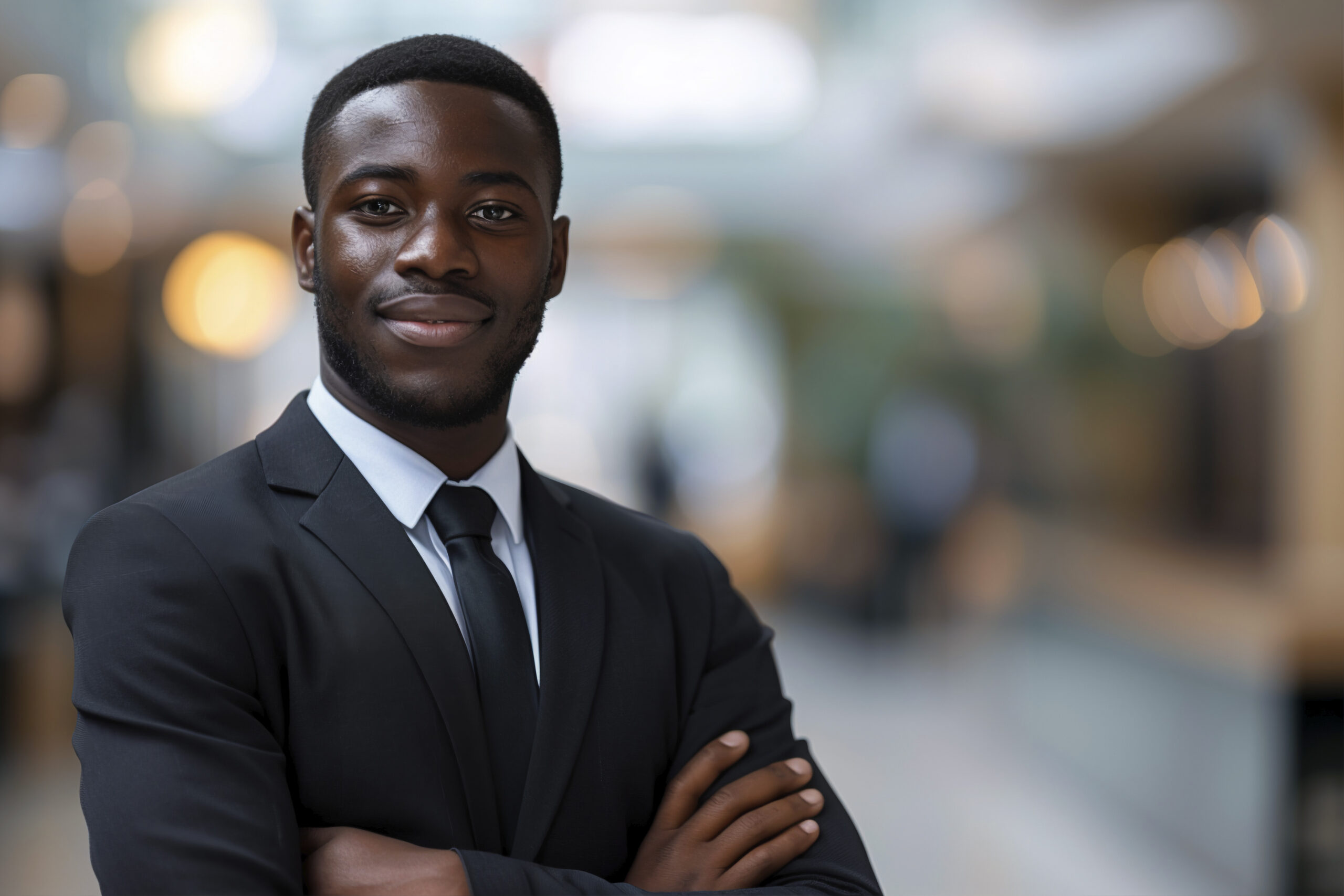 medium shot man working as lawyer